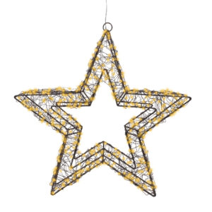 Wisząca Świecąca Gwiazda LED – Duża – Świąteczna Magia w Twoim Domu (M) Wisząca Świecąca Gwiazda LED – Duża – Świąteczna Magia w Twoim Domu (M)