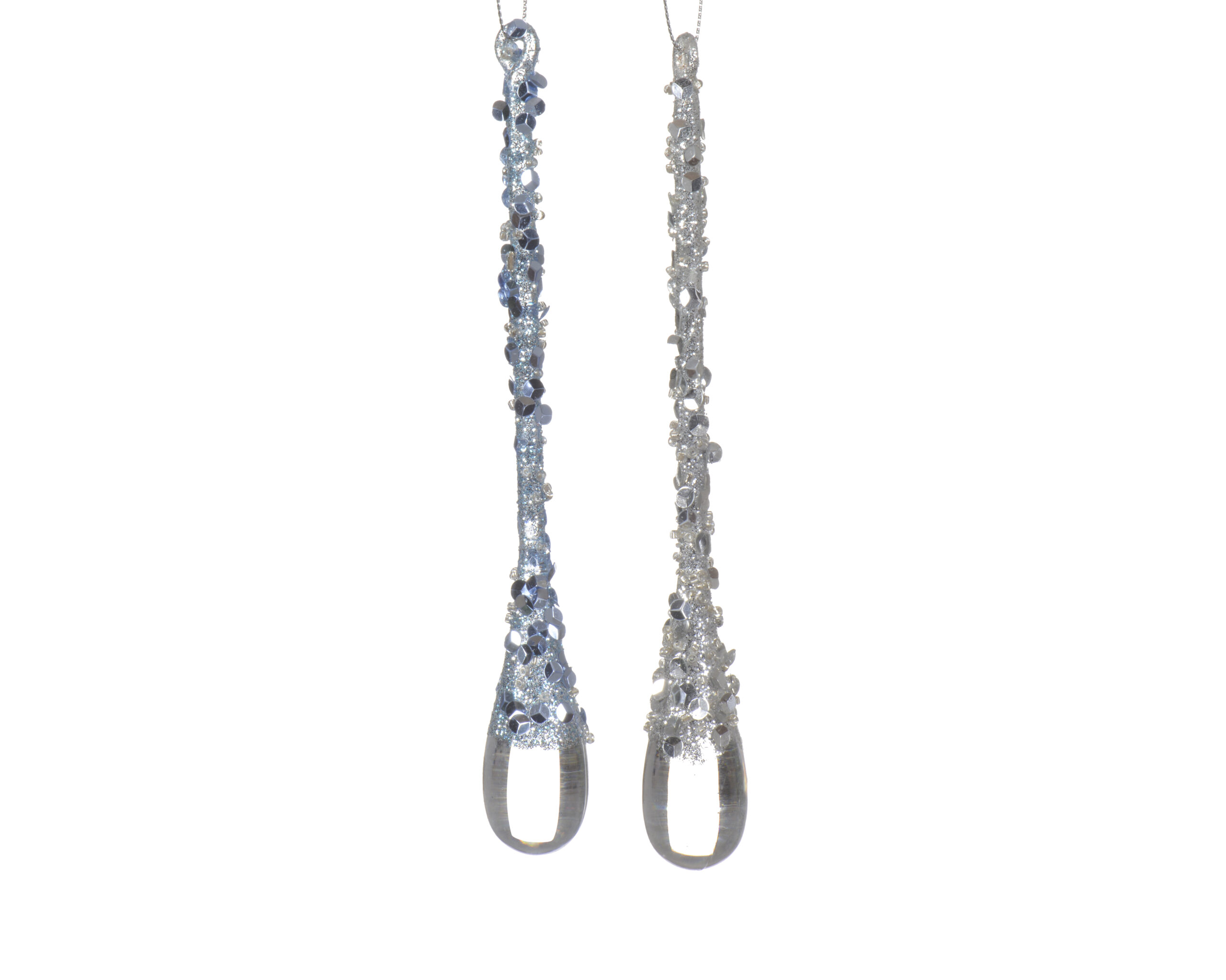 BROKATOWY SOPEL/KROPLA CHOINKOWA 16,5 CM – ELEGANCKA OZDOBA SREBRNA LUB NIEBIESKA BROKATOWY SOPEL/KROPLA CHOINKOWA 16,5 CM – ELEGANCKA OZDOBA SREBRNA LUB NIEBIESKA