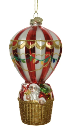 LUKSUSOWA BOMBKA FIGURKA BALON ŚWIĘTEGO MIKOŁAJA – RĘCZNIE MALOWANA SZKLANA OZDOBA CHOINKOWA LUKSUSOWA BOMBKA FIGURKA BALON ŚWIĘTEGO MIKOŁAJA – RĘCZNIE MALOWANA SZKLANA OZDOBA CHOINKOWA