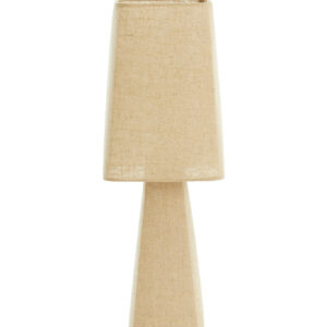 LAMPA DO SALONU W NATURALNYM LNIANYM ODCIENIU