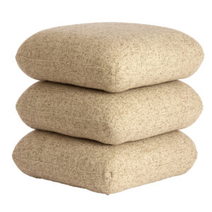 MODUŁOWA I DESIGNERSKA PUFA  W ODCIENIU BEŻU