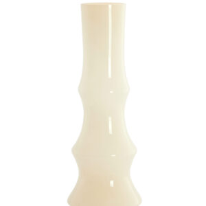 WYSOKI SZKLANY WAZON KREMOWO-BEŻOWY – ELEGANCJA I NATURALNY UROK W TWOIM DOMU